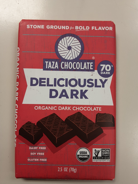 TAZA CHOCOLATE  Deliciously Dark Organic Chocolate 70%